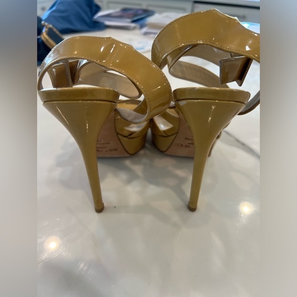 Jimmy Choo Patent Leather Sandals - Picture 8 of 14